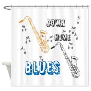  OYOOS Saxaphone Blues design Shower Curtain  Use code FREECART at Checkout
