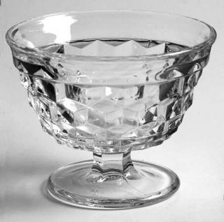 Fostoria American Clear (Stem #2056) Sundae Glass   Stem #2056,Clear,Also Early