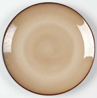 Sango Eclipse Brown 12 Chop Plate/Round Platter, Fine China Dinnerware   Multis