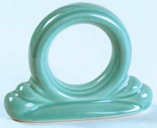 Homer Laughlin  Fiesta Turquoise (Newer) Napkin Ring, Fine China Dinnerware   Tu