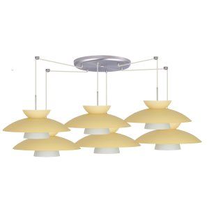 Besa Lighting BEL 6JC 451397 SN Trilo Pendant