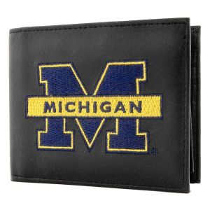 Michigan Wolverines Rico Industries Black Bifold Wallet