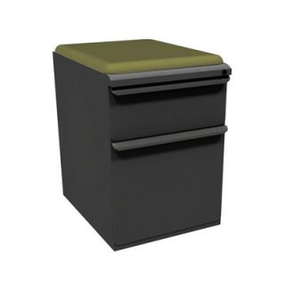Marvel Office Furniture Zapf Mobile Pedestal File Cabinet with Seat ZSMPBF19C