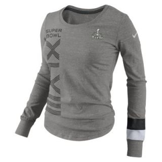 Nike Long Sleeve (Super Bowl Edition) Womens Top   Grey