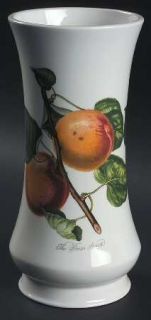 Portmeirion Pomona Spring Vase, Fine China Dinnerware   Fruit And Flowers, White