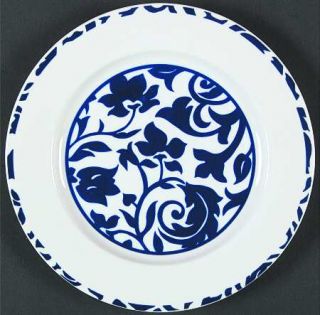 Sasaki China Damask Blue Salad Plate, Fine China Dinnerware   Kitchen, Blue Flow