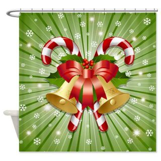  Christmas Bells Shower Curtain  Use code FREECART at Checkout