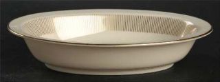 Lenox China Flourish 8 Oval Vegetable Bowl, Fine China Dinnerware   Gold Radiat
