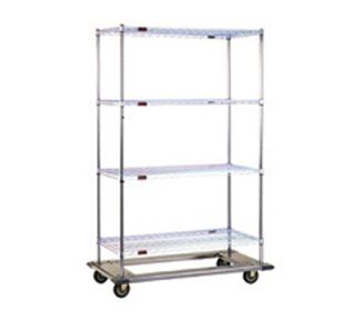 Eagle Group Dolly Truck   24x48 Zinc Shelves, Resilient Tread Swivel Casters, Brakes
