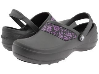 Crocs Mercy Work Womens Clog Shoes (Gray)