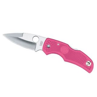 Spyderco Native Lightweight Pink Plain Edge Knife