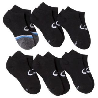 C9 by Champion Boys 6 Pack Low Cut Socks   Black/Grey L