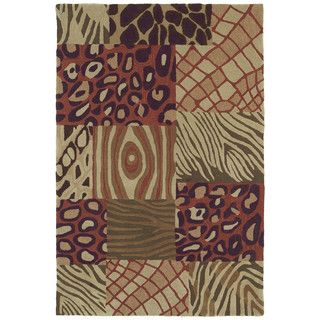 Brookside Prints Multi colored Polyester Rug (40 X 60)