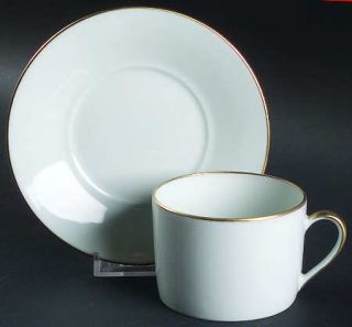 Bernardaud Pacaudiere Flat Cup & Saucer Set, Fine China Dinnerware   Phoebe Shap
