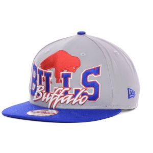 Buffalo Bills New Era NFL Gray Out and Up 9FIFTY Snapback Cap
