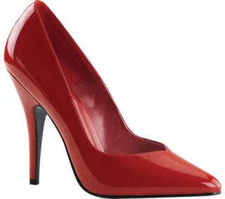 Womens Pleaser Seduce 420V   Red Patent High Heels