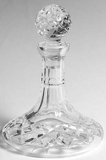Waterford Lismore Miniature Ship Decanter   Vertical Cut On Bowl,Multisided Stem