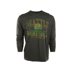 Seattle SuperSonics 47 Brand NBA Stacked Long Sleeve Scrum T Shirt