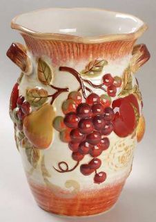 Siena Wine Cooler, Fine China Dinnerware   Pamela Gladding,Embossed Fruit,Leaves