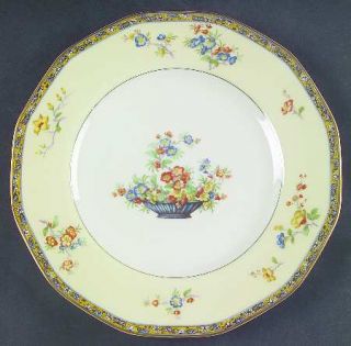 Haviland Montreux Dinner Plate, Fine China Dinnerware   Theo, Floral Rim,    Flo