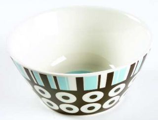 Zrike Circles Soup/Cereal Bowl, Fine China Dinnerware   Jonathan Adler, Circles