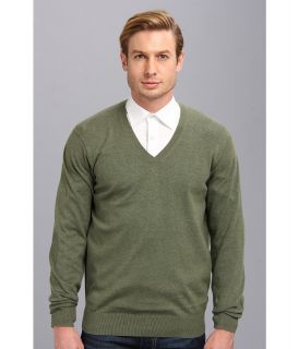 Ben Sherman The V Neck Mens Sweater (Olive)