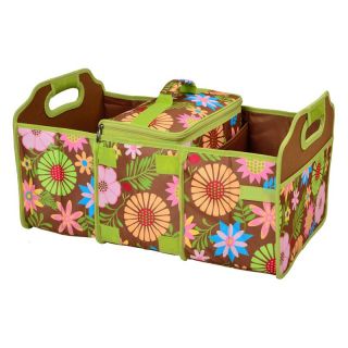 Picnic at Ascot Floral Trunk Organizer and Cooler Set Multicolor   8014 F