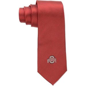 Ohio State Buckeyes Eagles Wings 3 Inch Woven Silk Tie