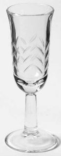 Javit Rain (Stem #190) Brandy Glass   Stem #190, Gray Cut, Safety Lip