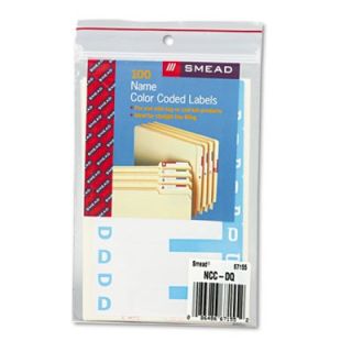 Smead Alpha Z Color Coded First Letter Name Labels
