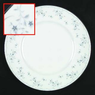 Royal Doulton Cotillion Dinner Plate, Fine China Dinnerware   Small Blue Flowers