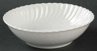 Kaiser Nicole (Swirl) Fruit/Dessert (Sauce) Bowl, Fine China Dinnerware   All Wh