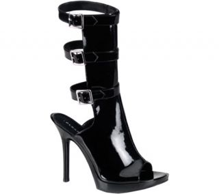 Womens Pleaser Vogue 80   Black Patent/Black Dress Shoes