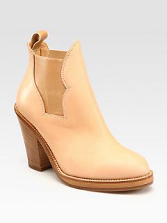 Acne Studios Stretchy Leather Ankle Boots