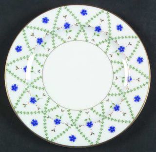 Philippe Deshoulieres Barbizon Bread & Butter Plate, Fine China Dinnerware   Blu