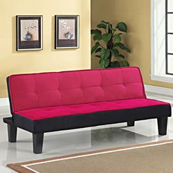 Hamar Pink Finish Adjustable Sofa