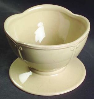Waterford China Jasmine Pearl Footed Dessert Bowl, Fine China Dinnerware   Great