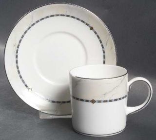 Wedgwood Guinevere Can Shape Demitasse Cup and Saucer Set, Fine China Dinnerware