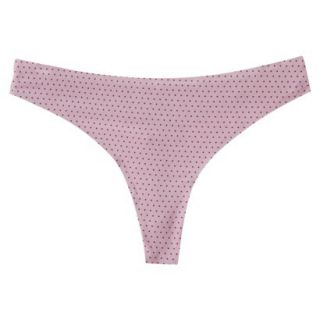 Gilligan & OMalley Womens Micro Seamless Thong   Soft Orchid XL