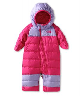 The North Face Kids Lil Snuggler Down Zip Front Bunting Kids Jumpsuit & Rompers One Piece (Red)