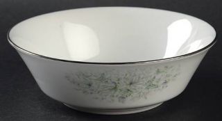 Oxford (Div of Lenox) Meadowlark Coupe Cereal Bowl, Fine China Dinnerware   Gray