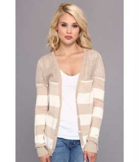 Volcom Sneak Out Cardigan Womens Sweater (Beige)