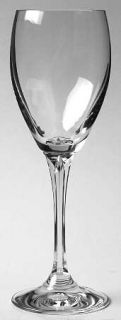 Gorham Andante Tall Water Goblet   Petal Stem,Optic,Clear,Plain