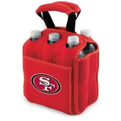 Picnic Time San Francisco 49ers Six Pack (RedDimensions 6.75 inches high x 9.5 inches wide x 4.5 inches deepCompact designDouble top handlesSix (6) individual compartmentsTwo (2) interior chambers to hold gel or ice packs (not included) )