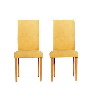 Warehouse Of Tiffany Shino Mustard Faux Leather Chairs (set Of 8)