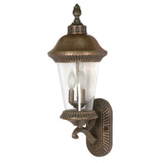 Clarion Arm Up 3 light Platinum Gold Wall Sconce