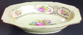 Heinrich   H&C Lady Louise 10 Oval Vegetable Bowl, Fine China Dinnerware   Mult