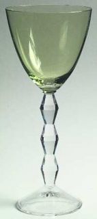 Lenox Carat Jade Green Wine Glass   Jade Green Bowl, Diamond Shapes Stem