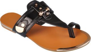 Womens Journee Collection Ambra 53   Black Sandals