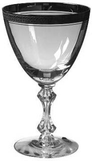 Reynolds Royal Baroness (Platinum Trim) Water Goblet   Stem #17601, Platinum Enc